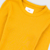 Long Sleeve Fitted T-Shirt - Chrome Yellow