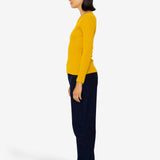 Long Sleeve Fitted T-Shirt - Chrome Yellow