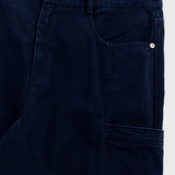 Lunar Jean Short - Deep Indigo Herringbone