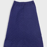 Maxi Skirt - Quilted Navy