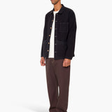 Meyer Shirt Jacket - Black Herringbone