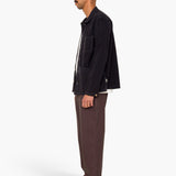Meyer Shirt Jacket - Black Herringbone