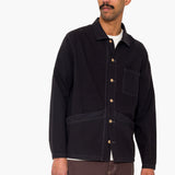 Meyer Shirt Jacket - Black Herringbone