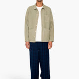 Meyer Shirt Jacket - Silver Sage Herringbone