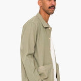 Meyer Shirt Jacket - Silver Sage Herringbone