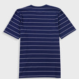 Microstripe T-Shirt - Navy / Ecru