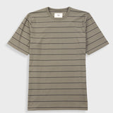 Microstripe T-Shirt - Olive / Black