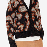Mixed Yarn Cardigan - Espresso Mix