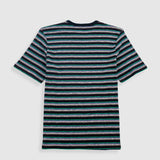 Striped t-shirt on a white background