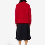 Open Funnel Neck Jumper - Carnation