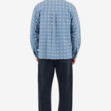 Patch Overshirt - Blue Tile Tapestry