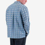 Patch Overshirt - Blue Tile Tapestry