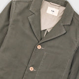 Patch Jacket - Dark Olive Slub