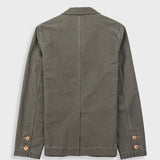 Patch Jacket - Dark Olive Slub