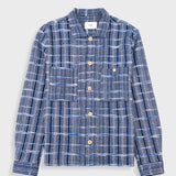Patch Overshirt - Blue Tapestry