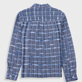 Patch Overshirt - Blue Tapestry