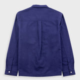 Patch Overshirt - Mid Blue Moleskin
