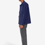 Patch Overshirt - Mid Blue Moleskin