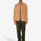 Patch Overshirt - Mink Chunky Cord