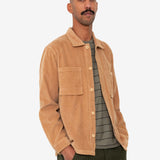 Patch Overshirt - Mink Chunky Cord