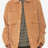 Patch Overshirt - Mink Chunky Cord