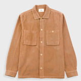 Patch Overshirt - Mink Chunky Cord