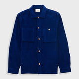 Patch Overshirt - Rich Navy Chunky Cord