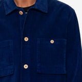 Patch Overshirt - Rich Navy Chunky Cord