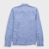 Folk | Folk Patch Shirt - Light Indigo Basketweave