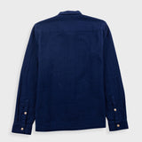 Folk | Folk Patch Shirt - Navy Openweave