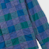 Patch Shirt - Phthalo Green Check
