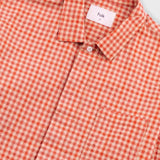 Patch Shirt - Red Oxide Textured Check