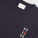 People T-Shirt - Soft Black Multi