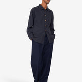 Plain Curve Shirt - Black