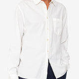 Plain Curve Shirt - Off White