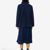Pleated Shirt - Indigo Floatstitch