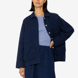 Pleated Shirt - Indigo Floatstitch