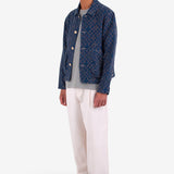 Wide Fit Trouser - Pumice Herringbone