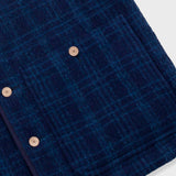 Quilted Gilet - Indigo Textured Check