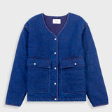 Quilted Liner - Indigo Denim