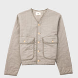 Quilted Liner Jacket - Smoke Grey Seersucker