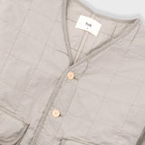 Quilted Liner Jacket - Smoke Grey Seersucker