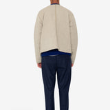 Quilted Liner Jacket - Smoke Grey Seersucker
