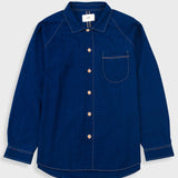Raglan Shirt - Indigo Twill