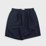 Folk | Folk Relaxed Assembly Short - Black Cotton Linen