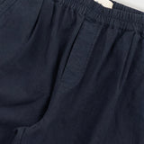 Folk | Folk Relaxed Assembly Short - Black Cotton Linen