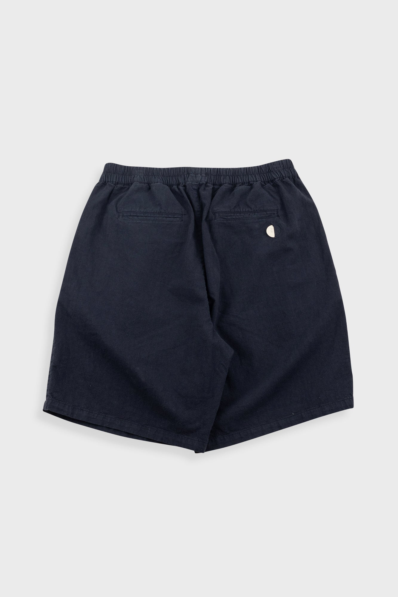 Folk | Folk Relaxed Assembly Short - Black Cotton Linen