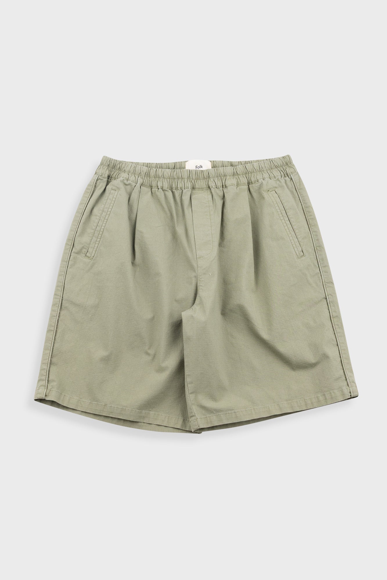 Folk | Folk Relaxed Assembly Short - Light Olive Ripstop