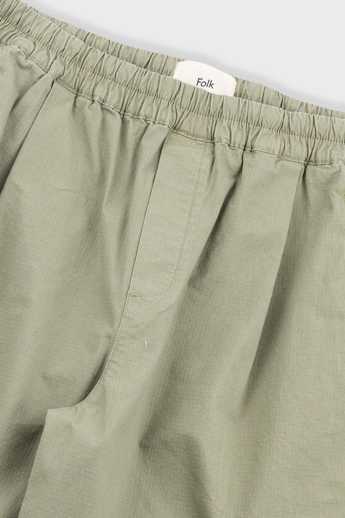 Folk | Folk Relaxed Assembly Short - Light Olive Ripstop