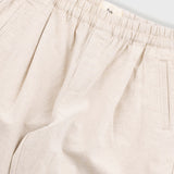 Relaxed Assembly Short - Natural Linen Cotton Canvas